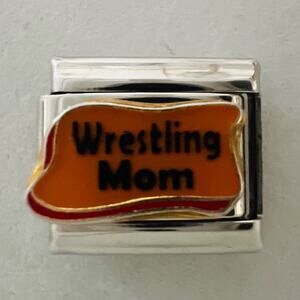 Wrestling Mom Italian Charm Bracelet Link